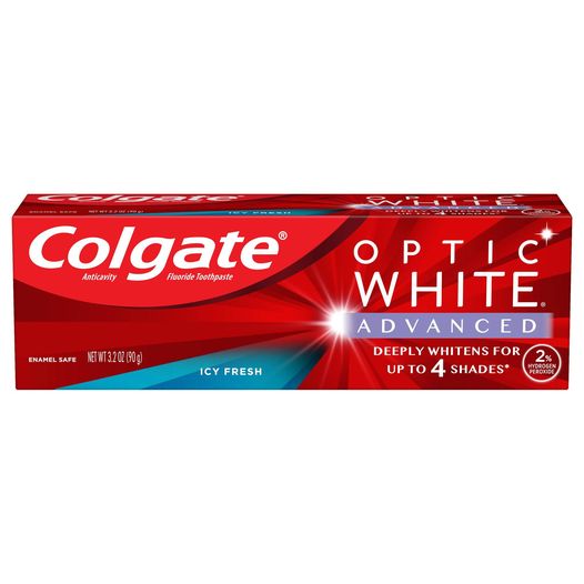 Kem Đánh Răng Colgate Optic White Whitening Toothpaste, Icy Fresh 90g