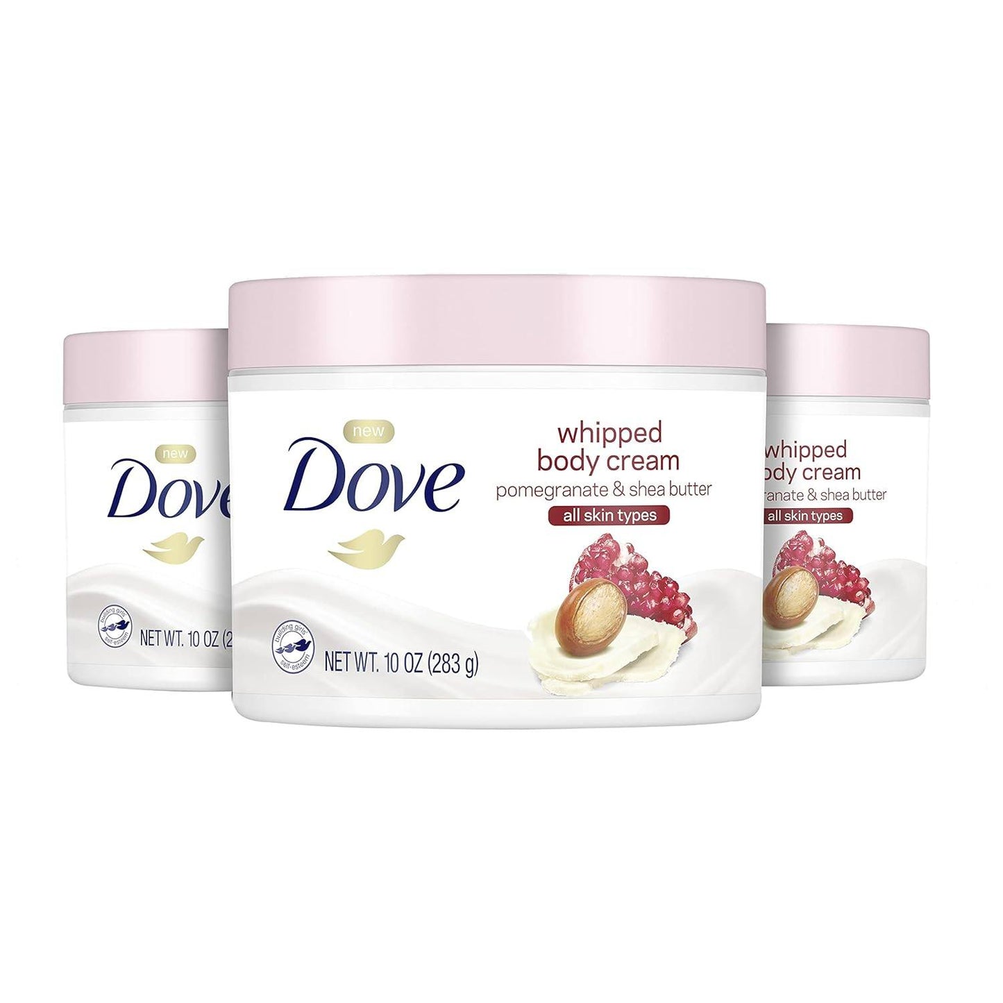 Tẩy Da Chết Dove Whipped Body Cream 283g