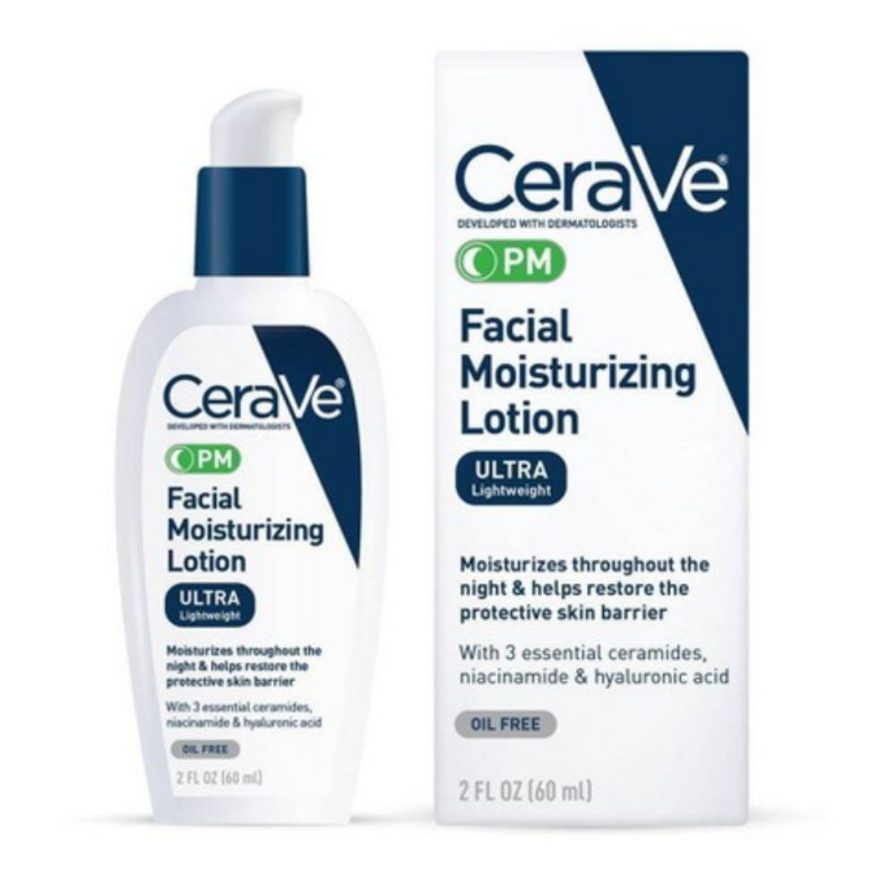 Kem Dưỡng Da Ban Đêm Cerave PM Facial Moisturizing Lotion 60ml