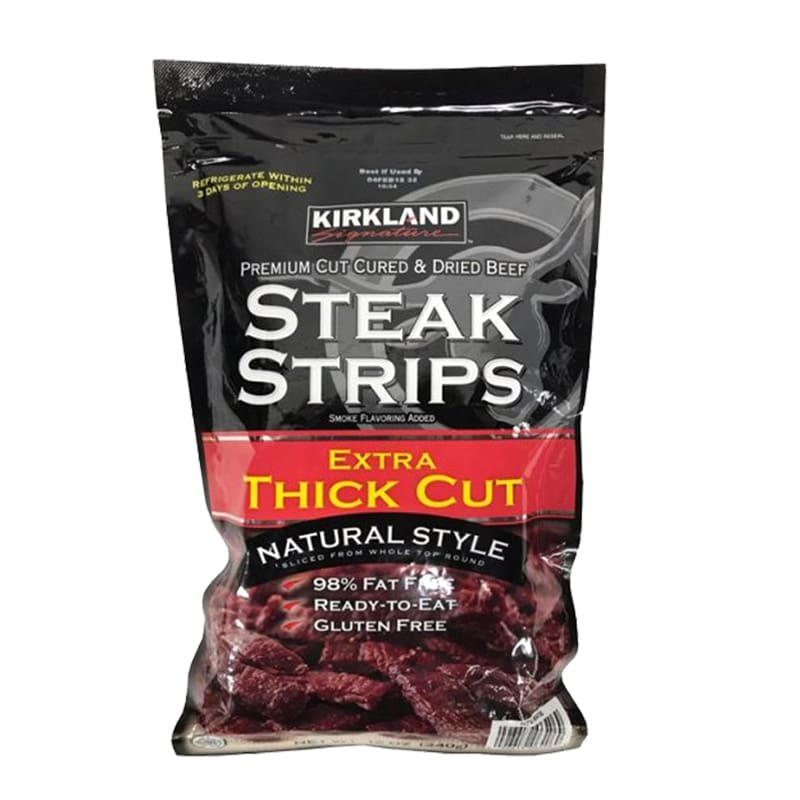 Khô bò Kirkland Signature Premium Extra Thick Steak Strips 340g SPESA