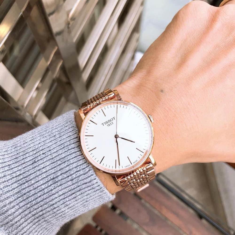 Đồng Hồ Nam Tissot T-Classic Everytime Silver Dial