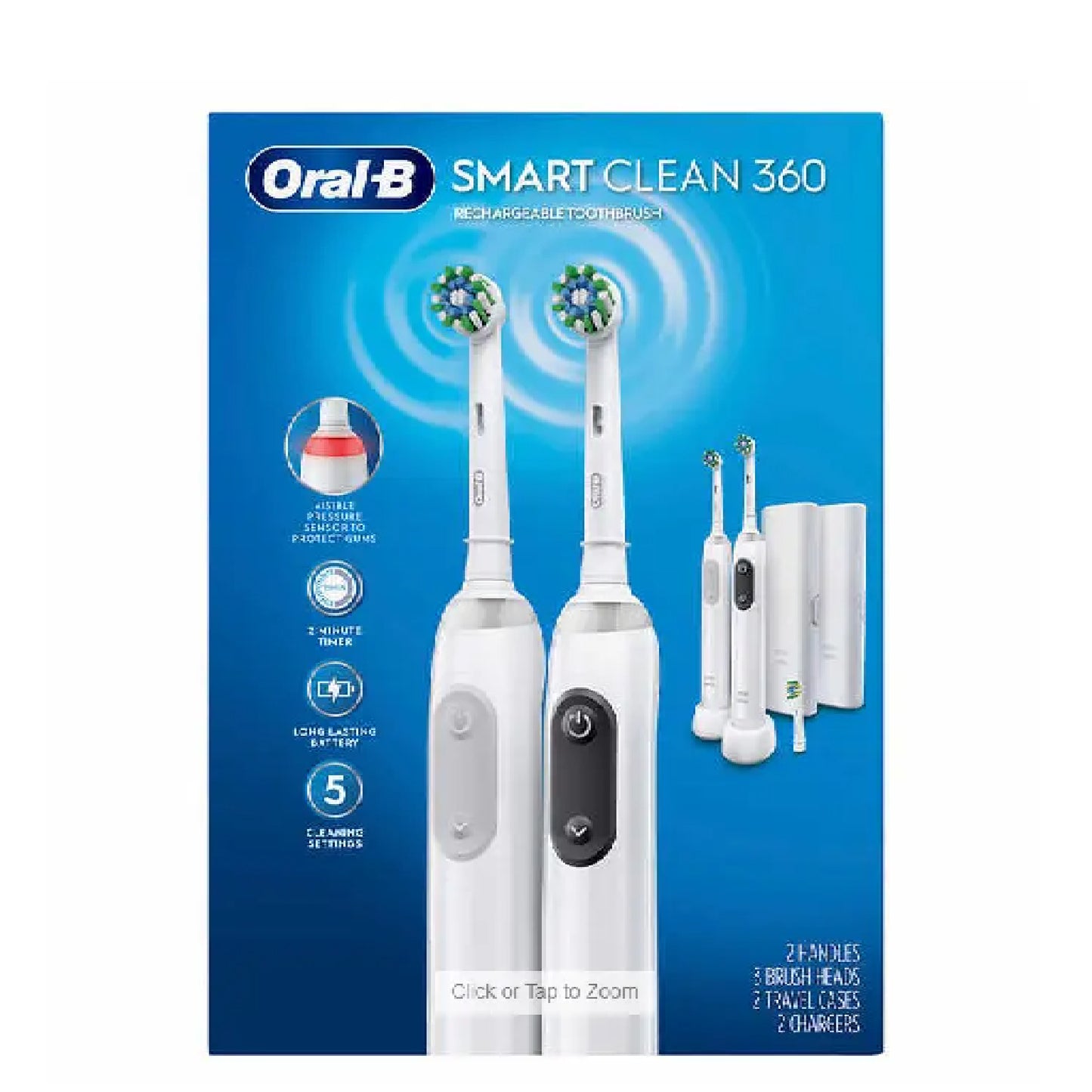 Bàn Chải Đánh Răng Sạc Điện Oral-B Smart Clean 360