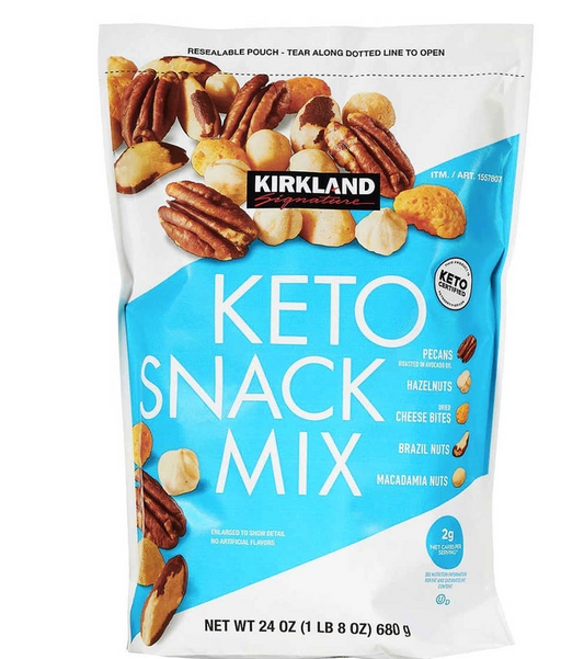 Hạt ăn kiêng Keto Snack mix Kirkland 680g