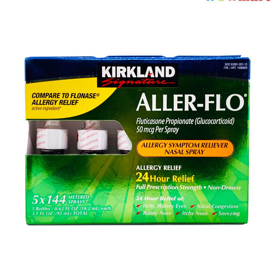 Thực phẩm chức năng Thuốc trị viêm xoang Kirkland Aller-Flo bộ 5 lọ
