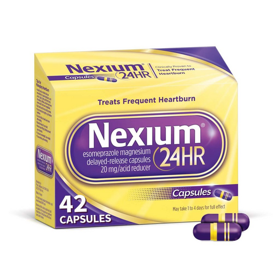 Thực phẩm chức năng Thuốc Nexium 24hr - Hỗ trợ điều trị viêm loét dạ dày ợ nóng 42 viên