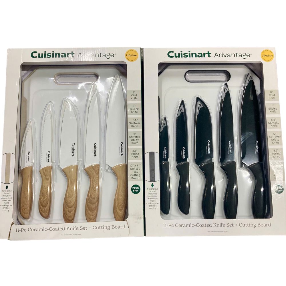 Bộ Dao Cuisinart 11 Món Kèm Thớt