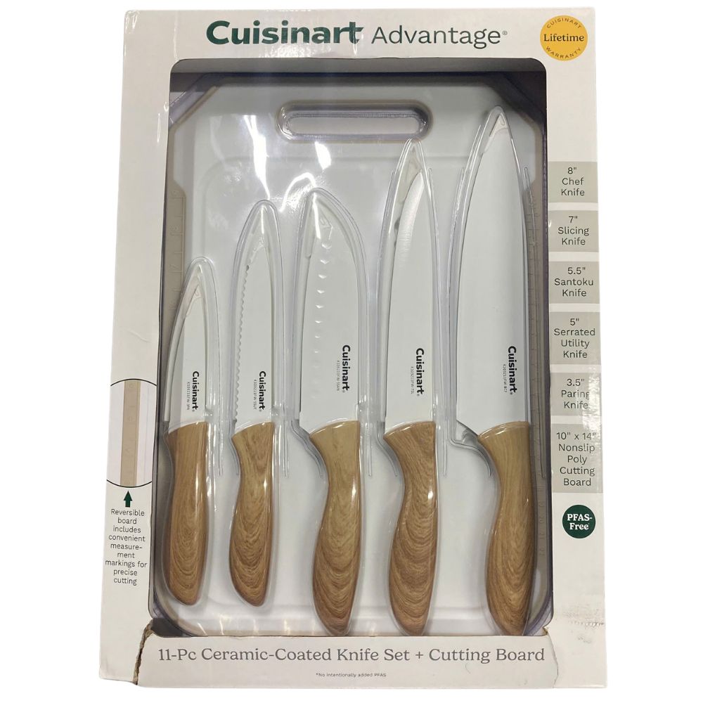 Bộ Dao Cuisinart 11 Món Kèm Thớt