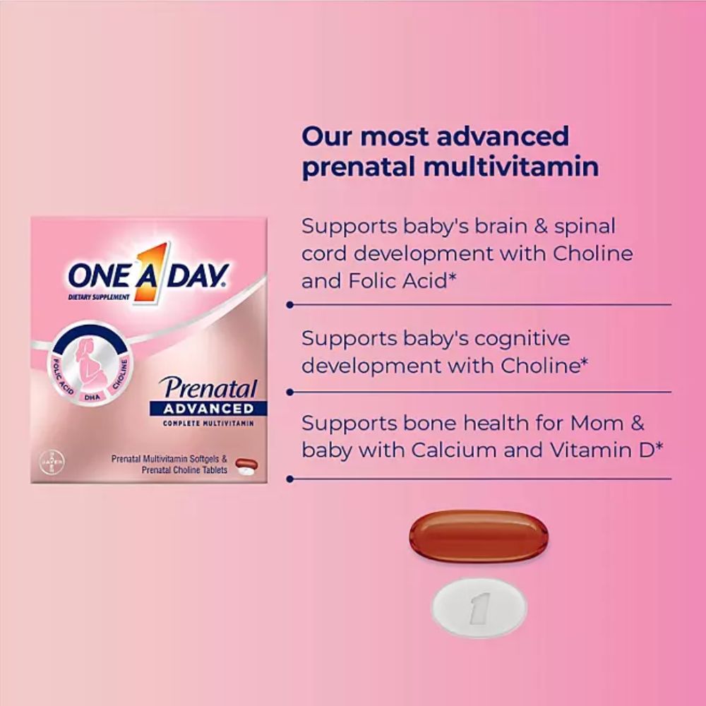 Viên Uống Cho Mẹ Bầu One A Day Prenatal Advanced Mulitvitamins