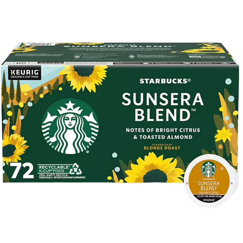 Viên Nén Cà Phê Starbucks Sunsera Blend (72 viên)