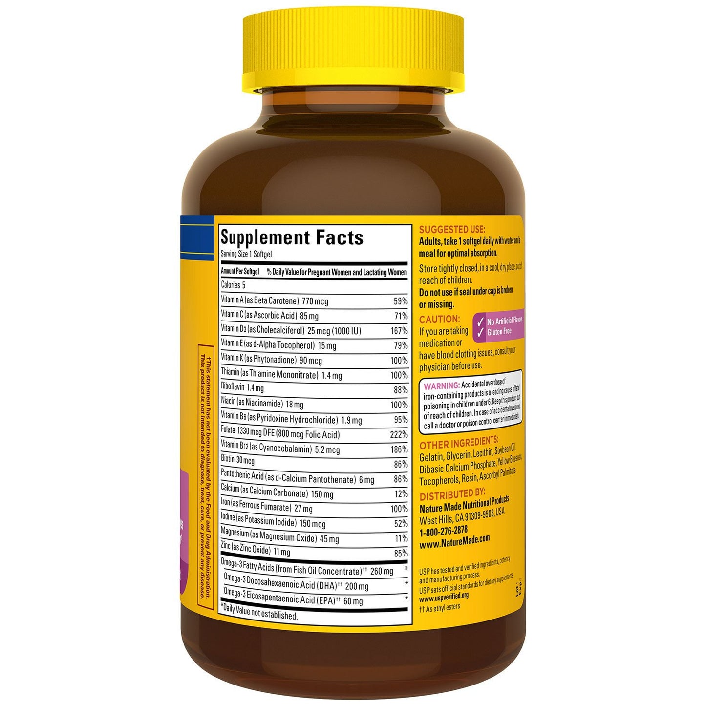 Viên Vitamin Tổng Hợp Cho Bà Bầu Nature Made (150 viên)
