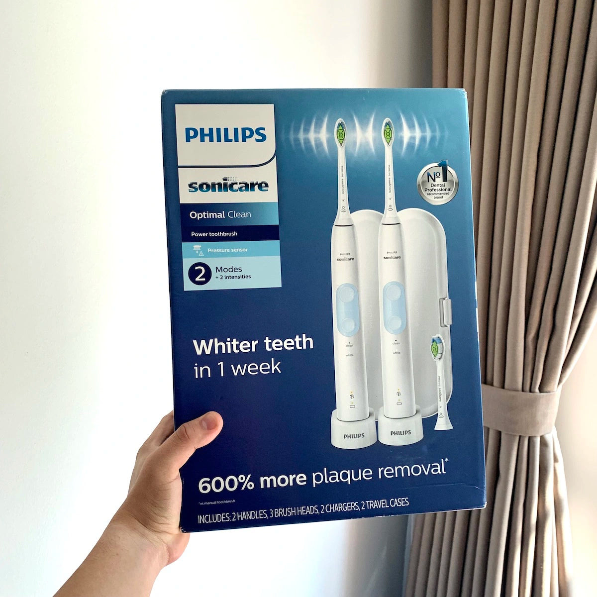 Set Bàn Chải Điện Philips Sonicare Optimal Clean
