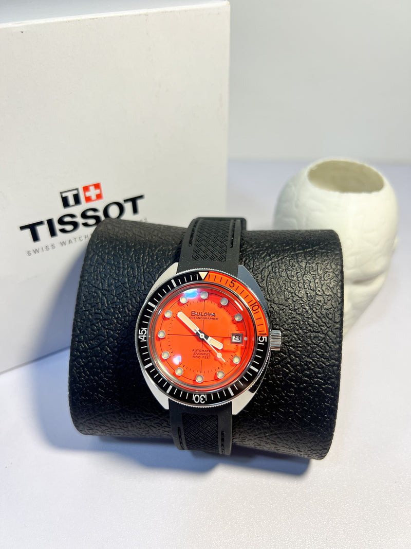 Đồng hồ nam Bulova Devil Diver Automatic Orange Dial