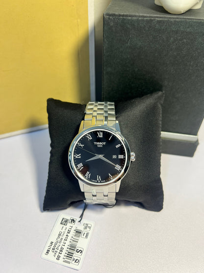 Đồng Hồ Nam Tissot T-Classic Quartz Black Dial