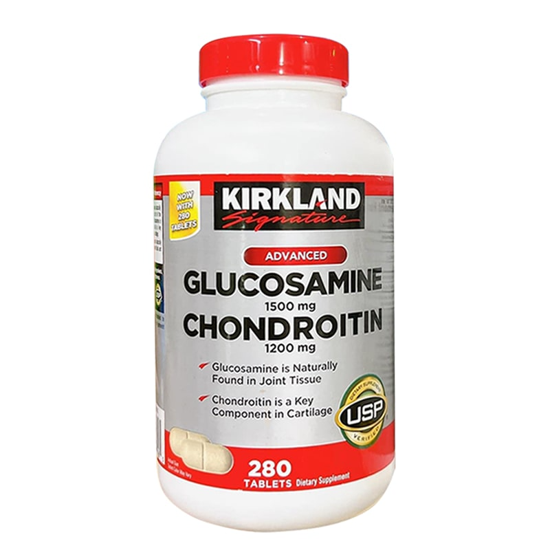 Viên uống bổ khớp Kirkland Glucosamine Chondroitin 280 viên