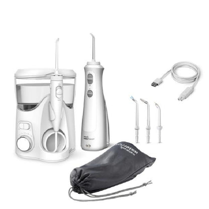 Combo 2 Máy Tăm Nước Waterpik Ultra Plus&Cordless Pearl