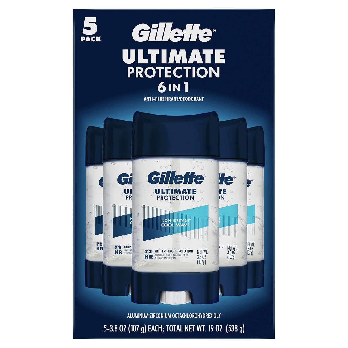 Lăn khử mùi cho nam Gillette Ultimate Protection Cool Wave 72 giờ
