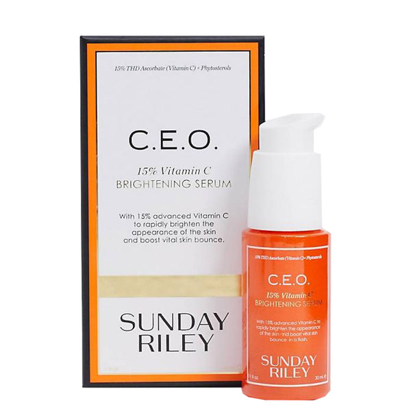 Serum tinh chất dưỡng trắng da Sunday Riley C.E.O 15% Vitamin C Rapid Flash Brightening 15ml