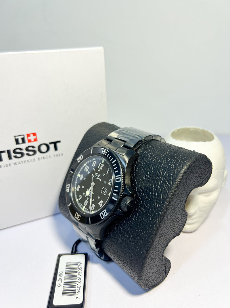 Đồng hồ nam Glycine Combat SUB Automatic Black Dial