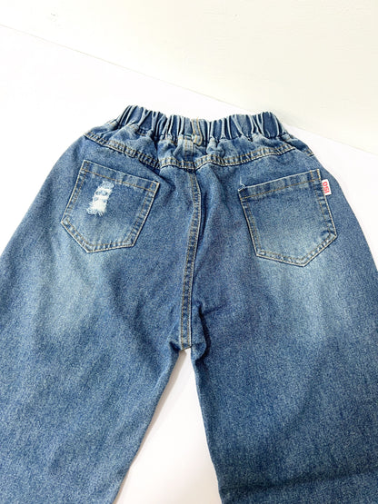 Quần Bò Rách Cho Bé Gái