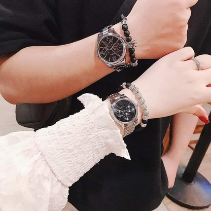 Cặp Đồng Hồ Fossil Multifunction Stainless Steel