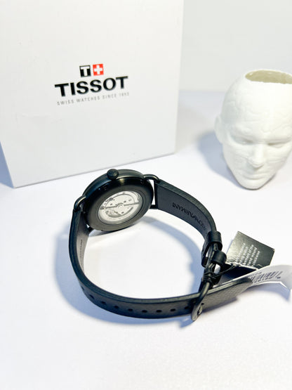 Đồng Hồ Nam Emporio Armani Aviator Automatic Black Skeleton Dial