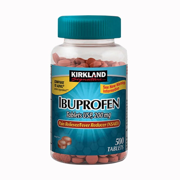 Viên giảm đau hạ sốt Kirkland Ibuprofen 200mg 500 viên