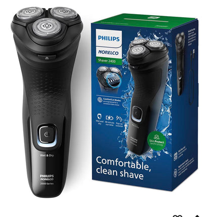 Máy Cạo Râu Điện Philips Norelco Shaver 2400 (Series 2000) – Cạo Êm, Sạch, Chống Nước