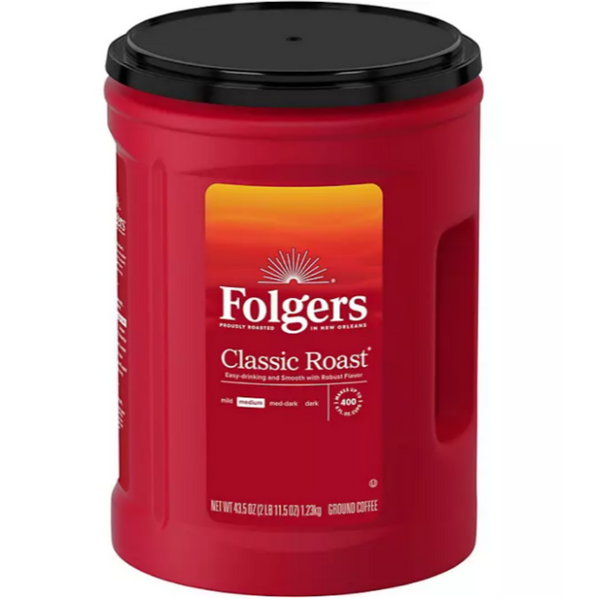 Cà Phê Folgers Classic Medium Roast 1.23kg