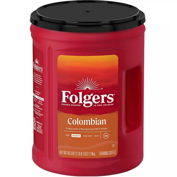 Cà Phê Colombia 100% Folgers 1.14kg