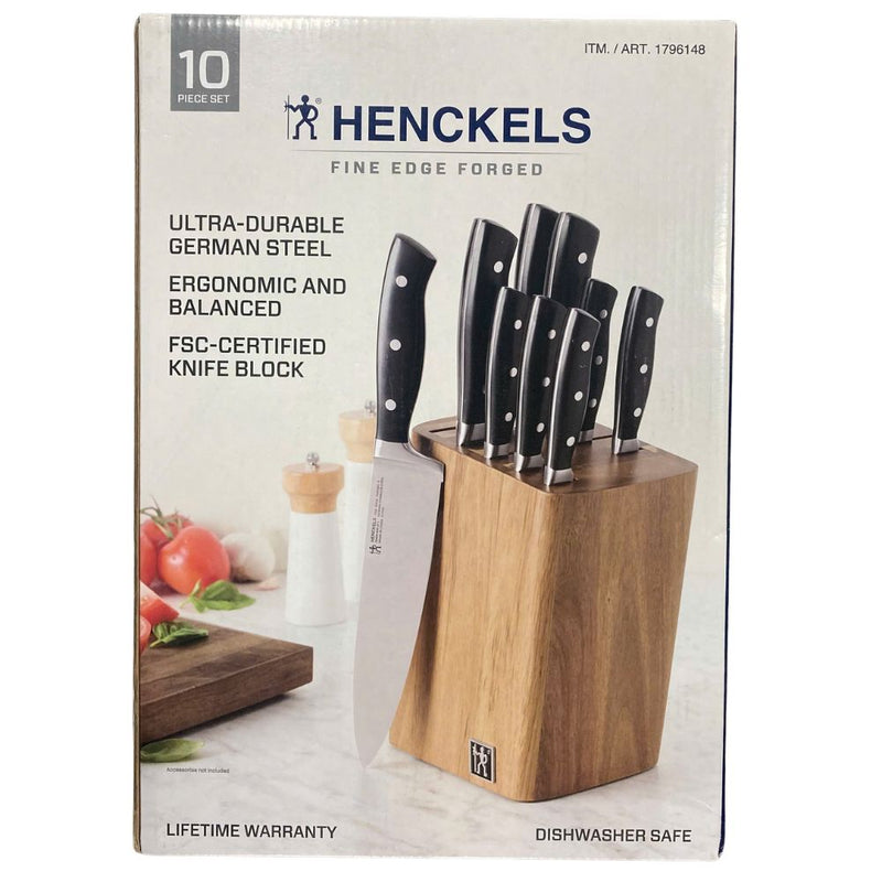 Set Dao Đức Gồm 9 Dao + 1 Khay Gỗ Đựng Dao