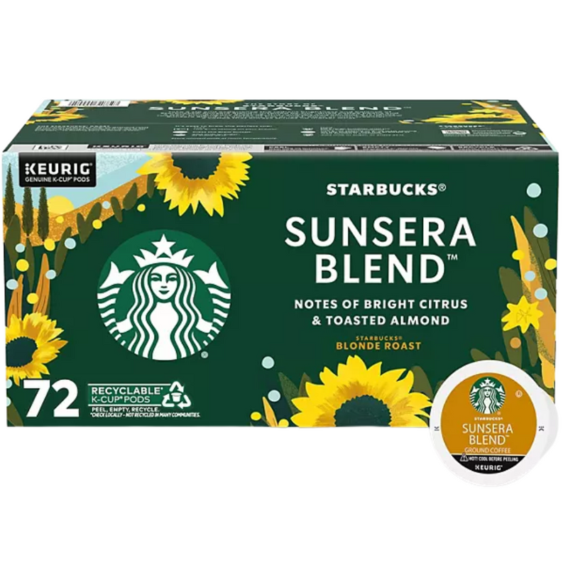 Viên Nén Cà Phê Starbucks Sunsera Blend (72 viên)