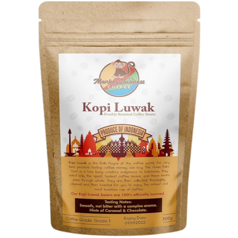 Cà Phê Wild Kopi Luwak Nguyên Hạt 500g