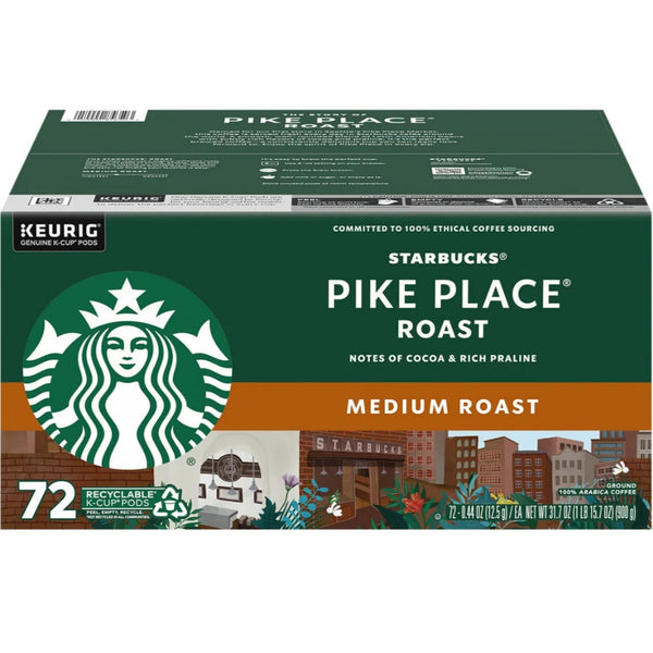 Viên nén cà phê Starbucks Pike Place K-Cup (72 viên)