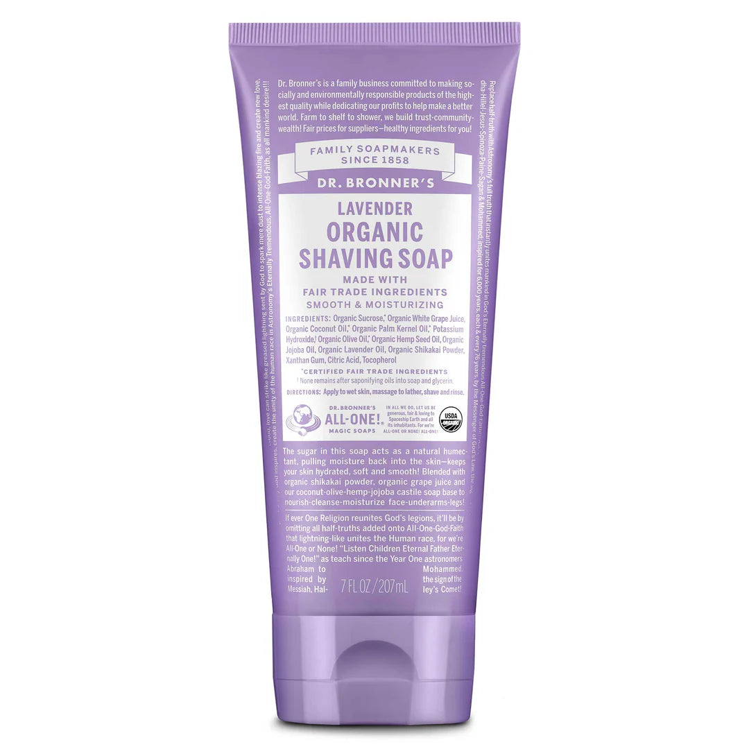 Xà Phòng Cạo Râu Hữu Cơ Dr. Bronner's 207g