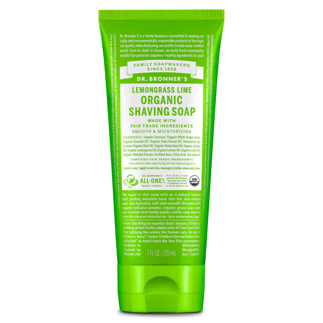 Xà Phòng Cạo Râu Hữu Cơ Dr. Bronner's 207g