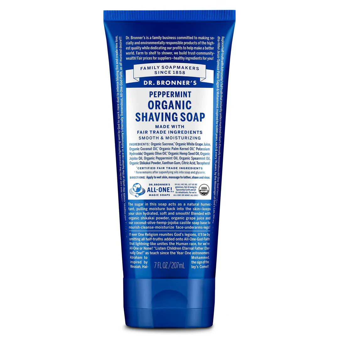 Xà Phòng Cạo Râu Hữu Cơ Dr. Bronner's 207g