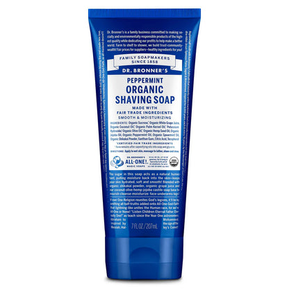 Xà Phòng Cạo Râu Hữu Cơ Dr. Bronner's 207g