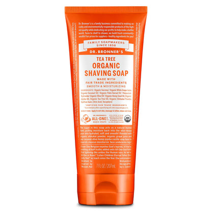 Xà Phòng Cạo Râu Hữu Cơ Dr. Bronner's 207g
