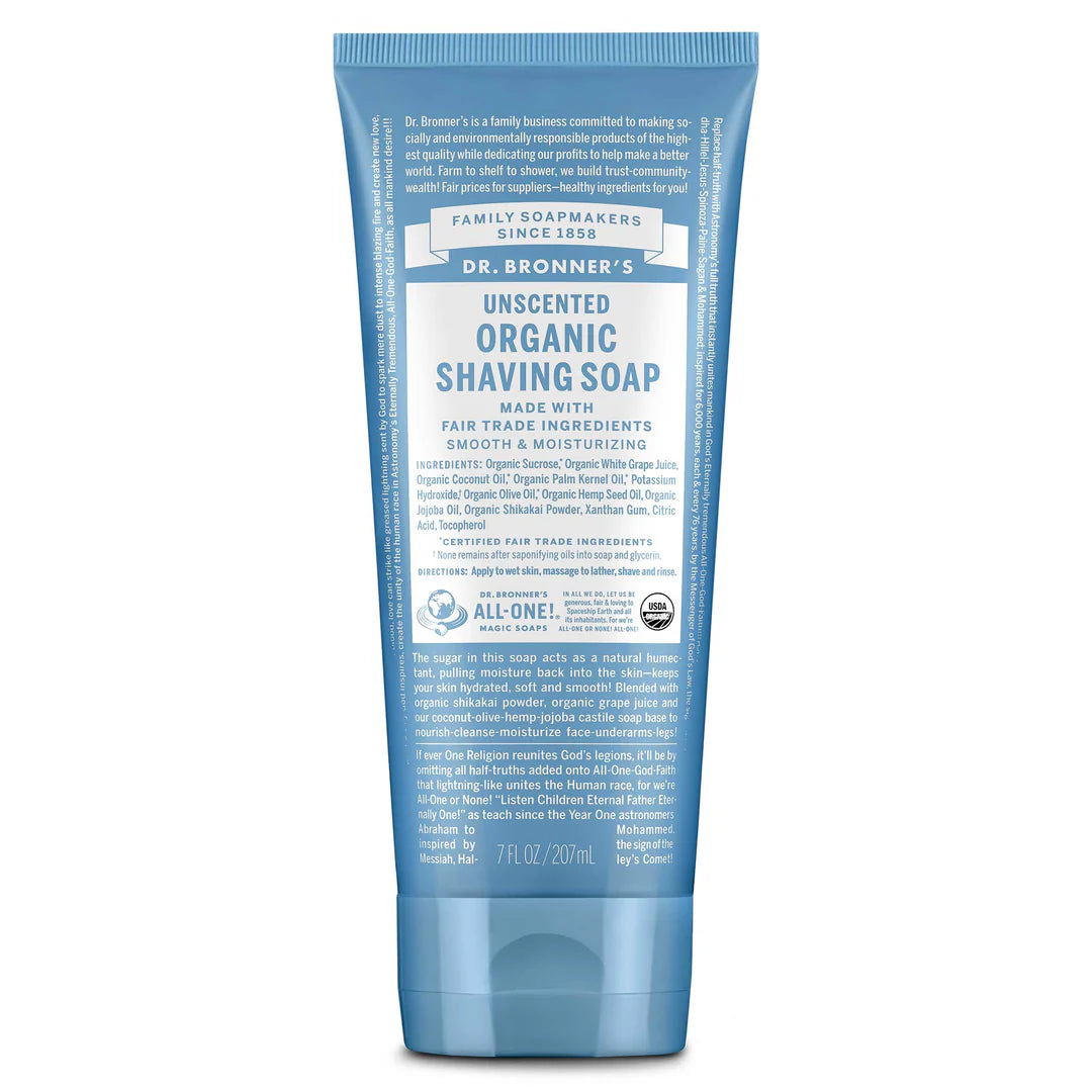 Xà Phòng Cạo Râu Hữu Cơ Dr. Bronner's 207g
