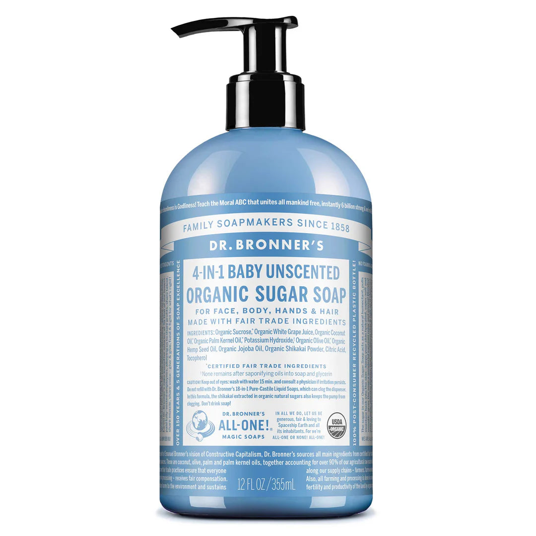 Xà Phòng Đường Hữu Cơ Dr. Bronner's 355g