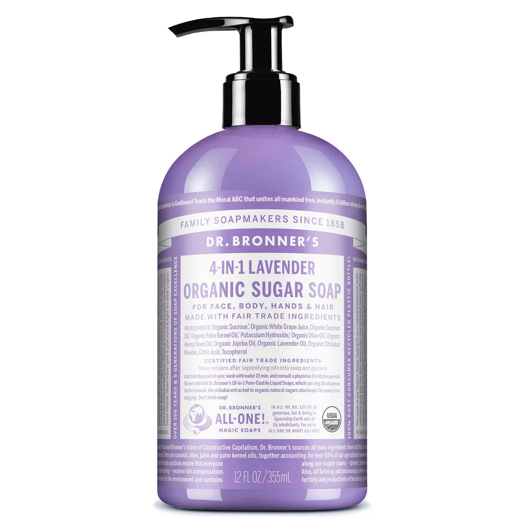 Xà Phòng Đường Hữu Cơ Dr. Bronner's 355g