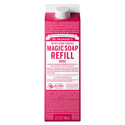 Xà phòng Magic Bar Dr. Bronner's Hộp Refill -  946ml