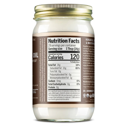 Dầu Dừa Nguyên Chất Dr. Bronner's 414ml