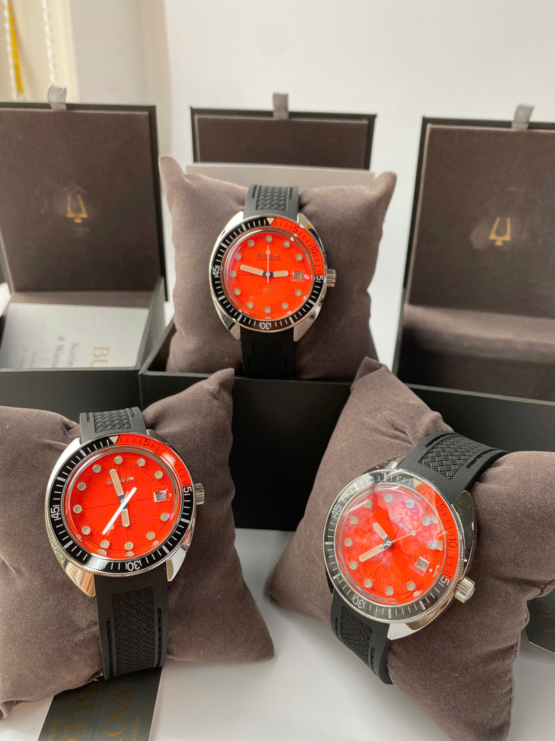 Đồng Hồ Nam Bulova Devil Diver Automatic Orange Dial