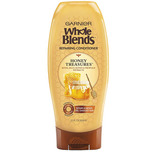 Dầu xả chiết xuất mật ong cho tóc hư tổn Garnier Hair Care Whole Blends Repairing Honey Treasures Conditioner 650ml