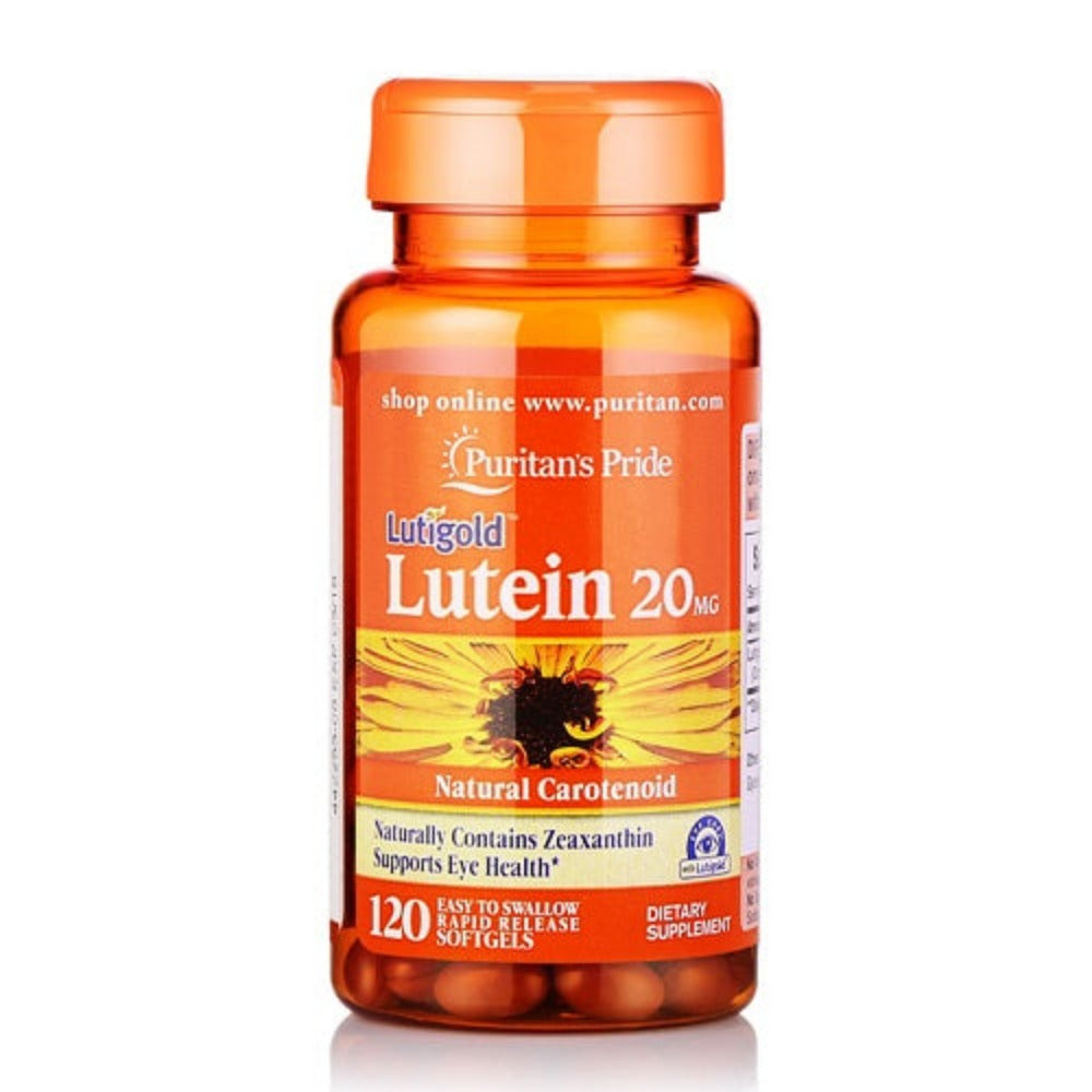 Viên Uống Hỗ Trợ Mắt LUTEIN 20MG PURITAN'S PRIDE 60 Viên Của Mỹ