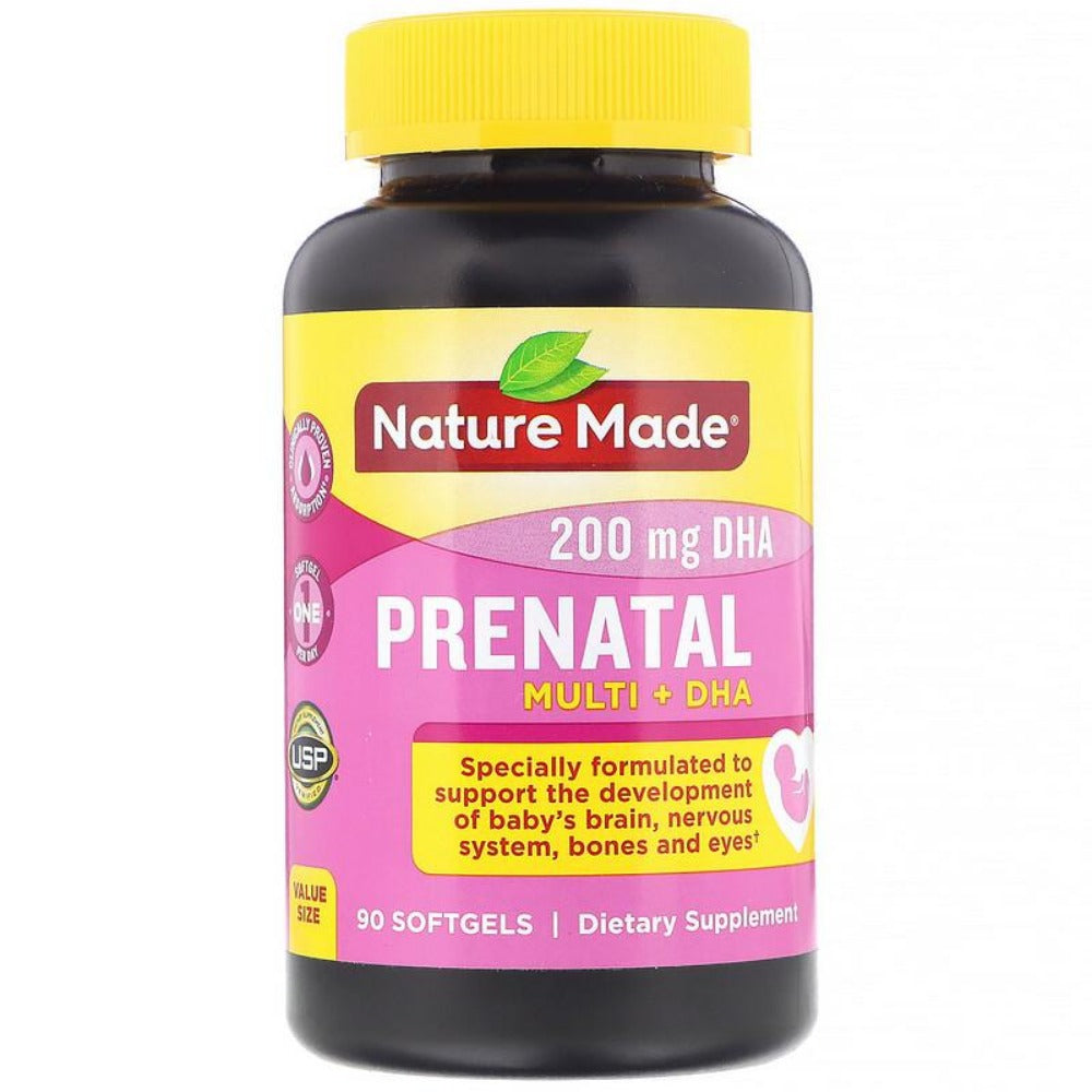 Vitamin cho bà bầu Nature Made Prenatal Multi DHA 200mg 150 viên