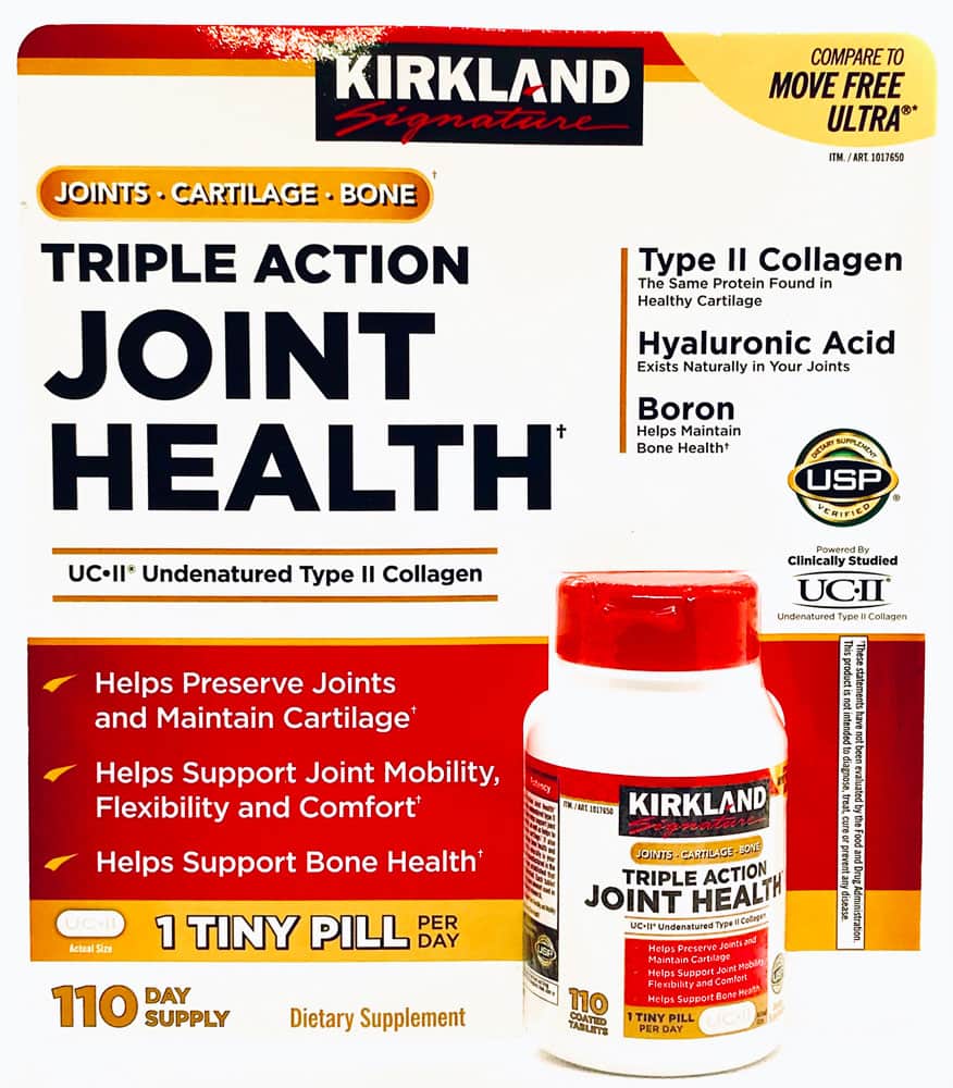 Viên bổ xương khớp Kirkland Triple Action Joint Health 110v